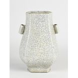 Chinese celadon vase, H 20 cm.