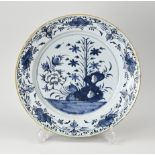 18th century Delft dish Ø 34 cm.