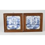 Two antique tiles