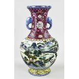 Chinese vase, H 33.5 cm.
