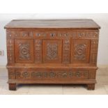 18th century carved chest