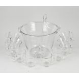 Antique glass bowl set