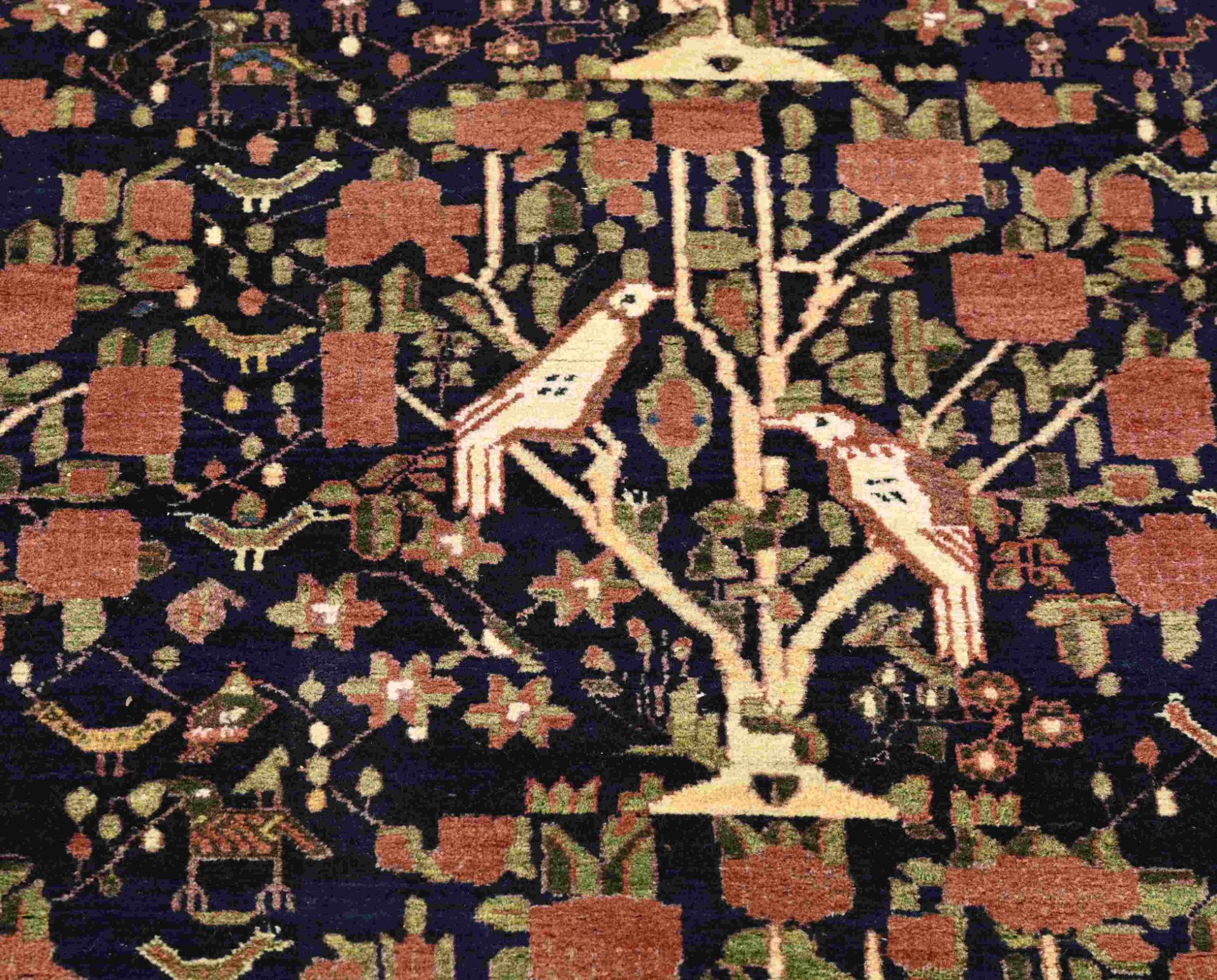 Persian rug, 186 x 141 cm. - Image 2 of 3