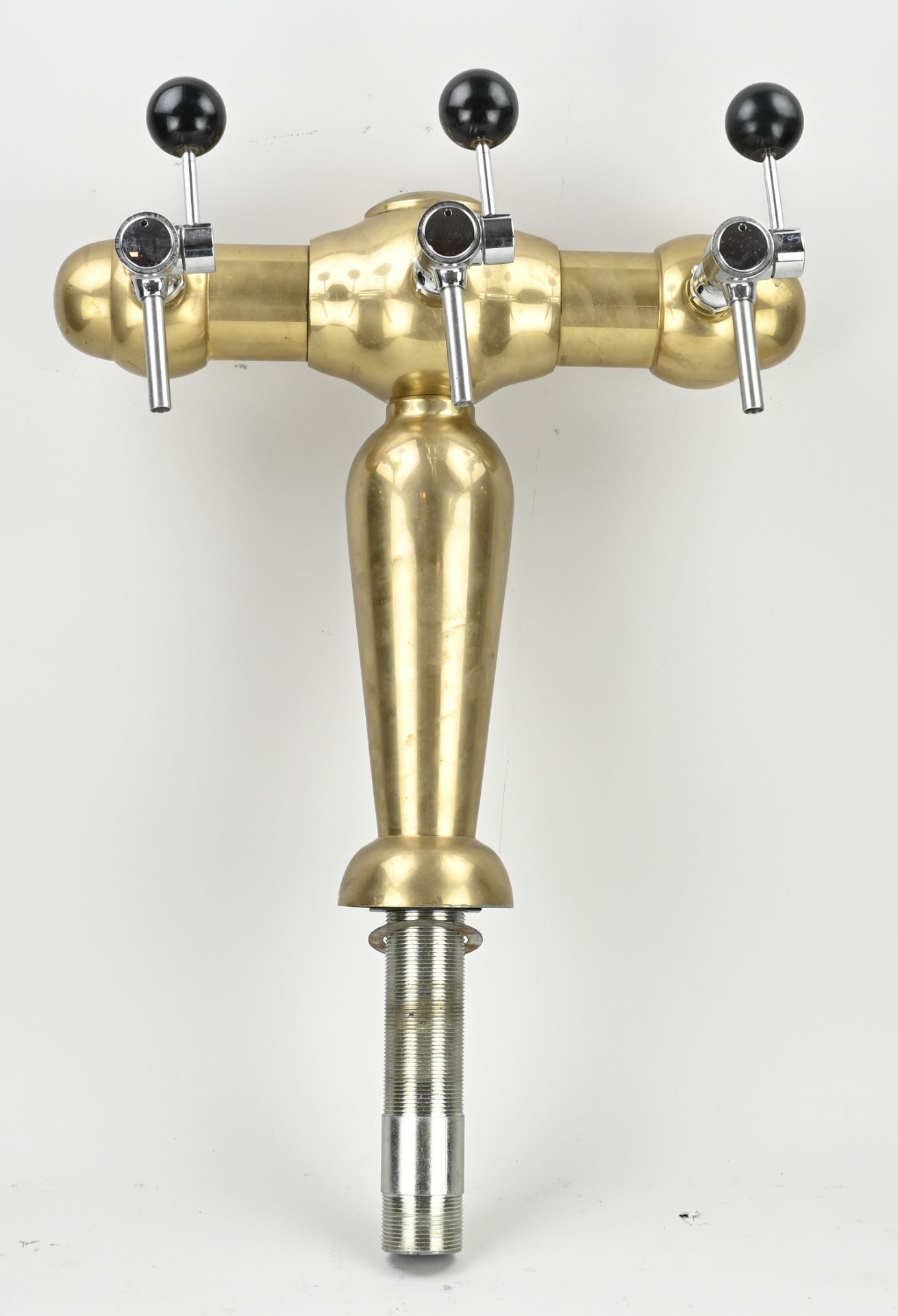 Old copper beer tap