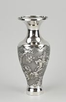 Silver vase, Chinese / Japanese