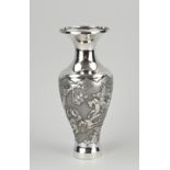 Silver vase, Chinese / Japanese