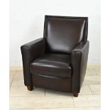 Brown Leather Armchair