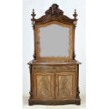 Mahogany bonheur with mirrors