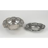 2 Djokja silver bowls