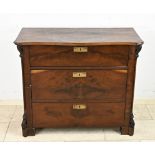 Mahogany chest of drawers, 1870