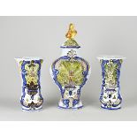 3-Piece Delft garniture, 1920