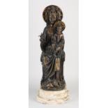 Bronze statue, Mary with child