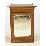 Antique French hanging display case, 1900