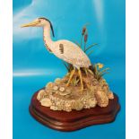 Border Fine Arts Limited Edition Heron Figurine (unboxed)