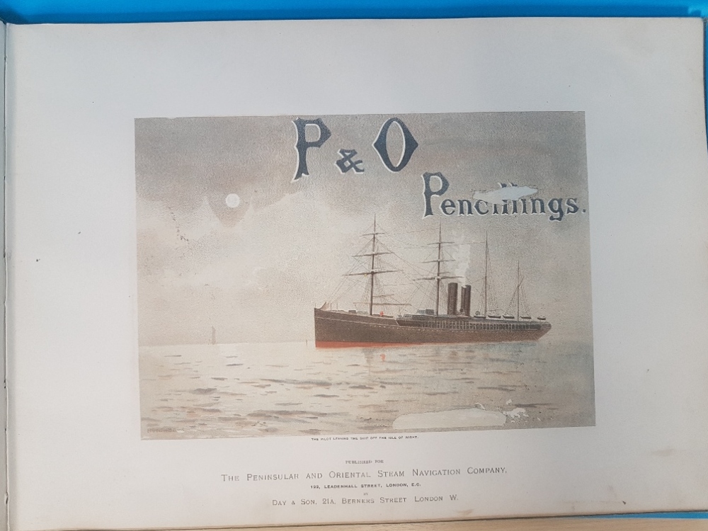 W W Lloyd Rare Colour P&O Pencillings Book Published 1891. - Image 3 of 7