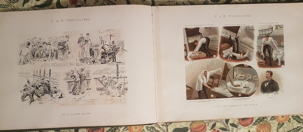 W W Lloyd Rare Colour P&O Pencillings Book Published 1891. - Image 7 of 7