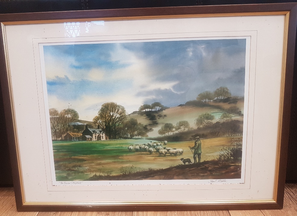 Two Framed and Signed Shepherd Prints