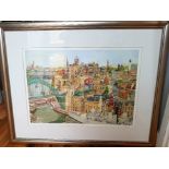 Memories of Newcastle Framed Limited Edition Print (415/950) by Martin Stuart Moore