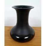 Rosenthale Black Porcelain Vase with manufacturer's mark to base