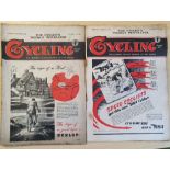 A Large Collection of 1940s Cycling Magazines