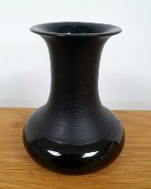 Small Rosenthal Black Porcelain Vase, 4 inches in height