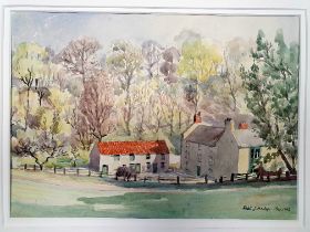 Robert John Heslop - Pitman Academy (1907-1988) Watercolour dated 1937. Mounted but unframed.