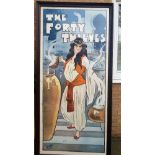 An Amazing, Original Framed and Glazed Lithographic Theatre Poster from 1920
