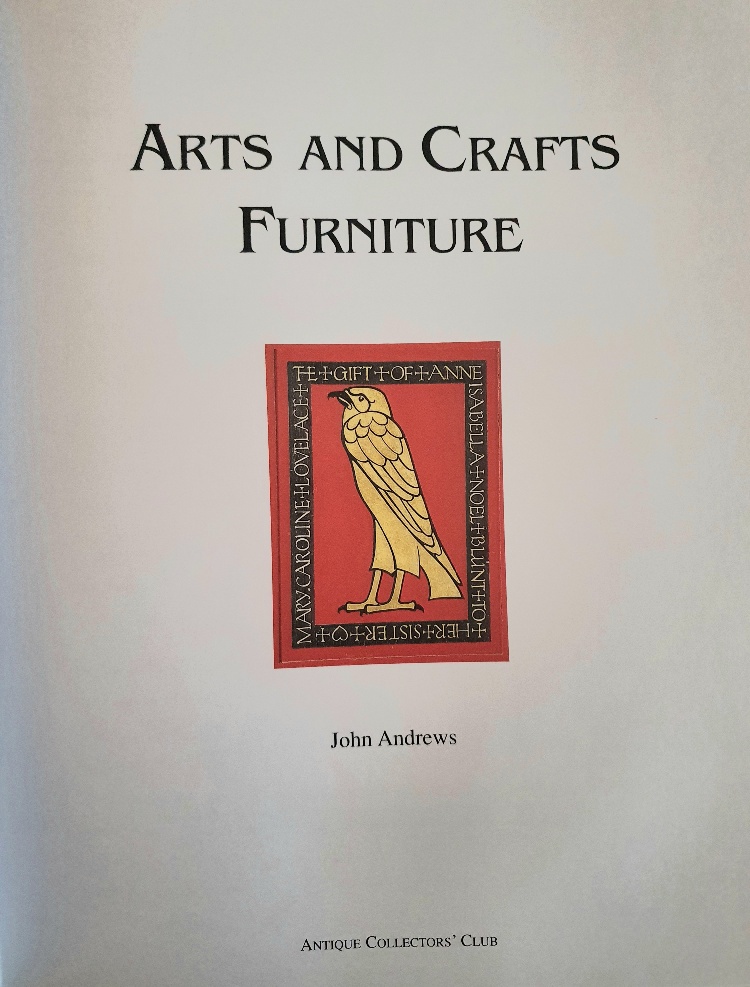 Superb Hardback Arts and Crafts Furniture Book by John Andrews (Published 2005) - Image 2 of 3