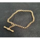 9ct Gold Bracelet, weight 3.5g