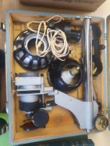 Vintage Russian Zenith Photographic Enlarger with original case, marked CCCP