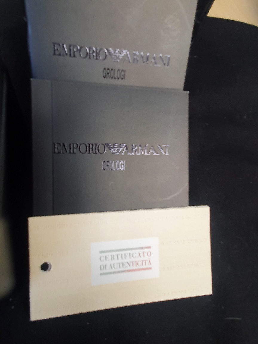 Emporio Armani Ladies Wristwatch with box, paperwork and original receipt - Image 3 of 3