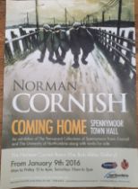 Norman Cornish 2016 Exhibition Poster, unframed measuring 23 inches x 16 inches