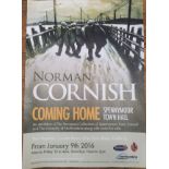 Norman Cornish 2016 Exhibition Poster, unframed measuring 23 inches x 16 inches