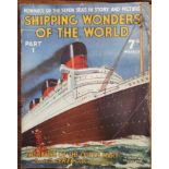 Collection of 1930s Shipping Wonders of the World Magazines