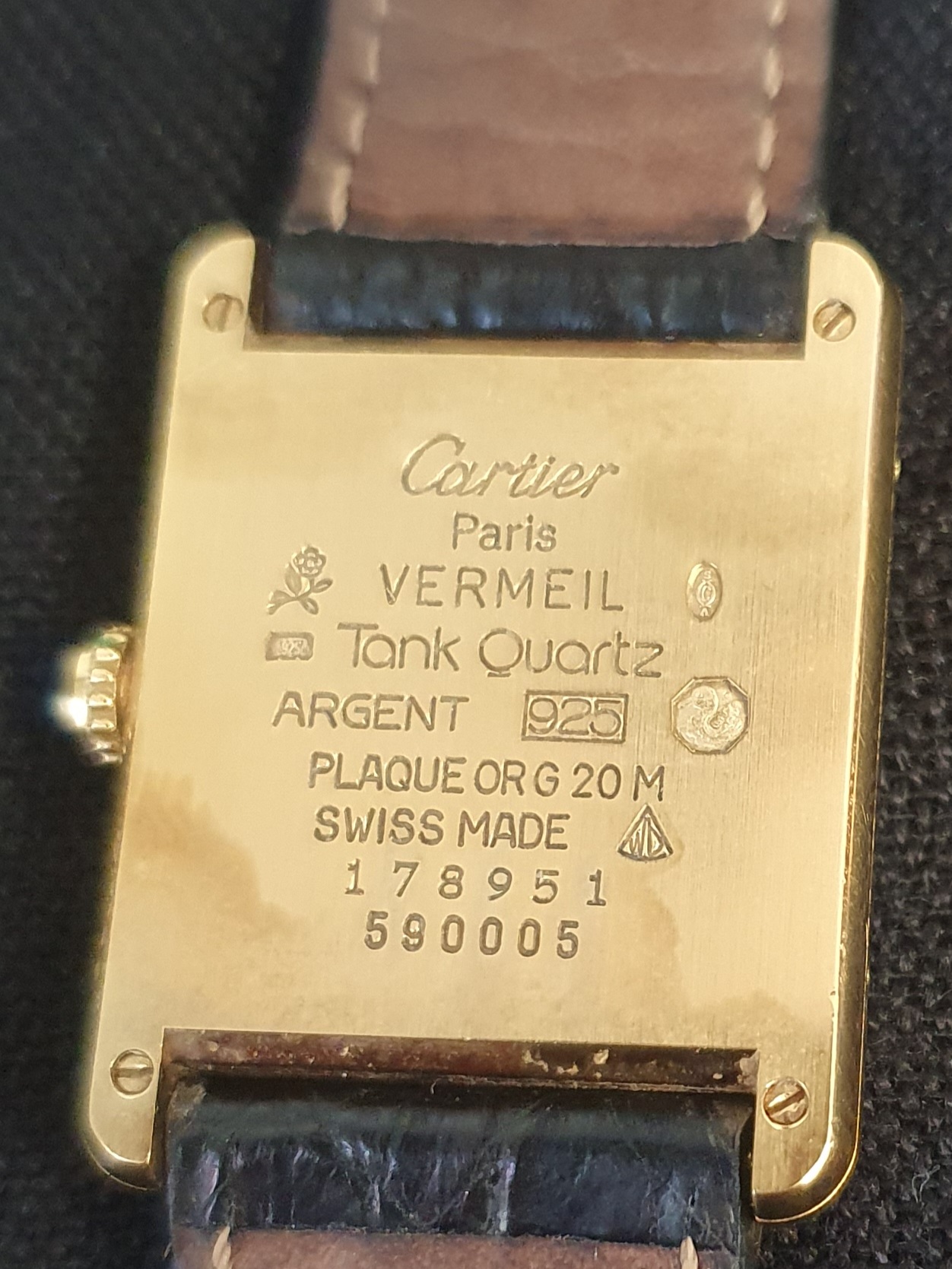 Cartier Vermeil Quartz Ladies Wristwatch - Image 2 of 3