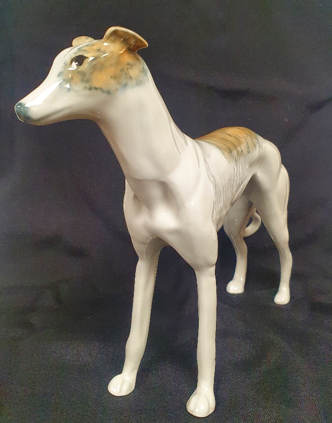 Greyhound Ceramic Figurine measuring 8 inches in height - Image 3 of 3