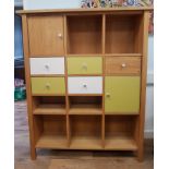 Laura Ashley Large Contemporary Solid Oak Milton Storage Unit measuring 47 inches x 57 inches