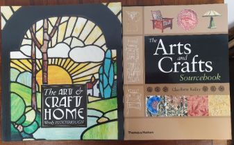 Two Arts and Crafts Books titled The Arts and Crafts Home & The Arts and Crafts Sourcebook