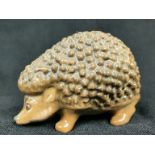 Border Fine Arts Hedgehog Figurine, Rosenthal Hedgehog Figurine & Framed Norman Orr sketches