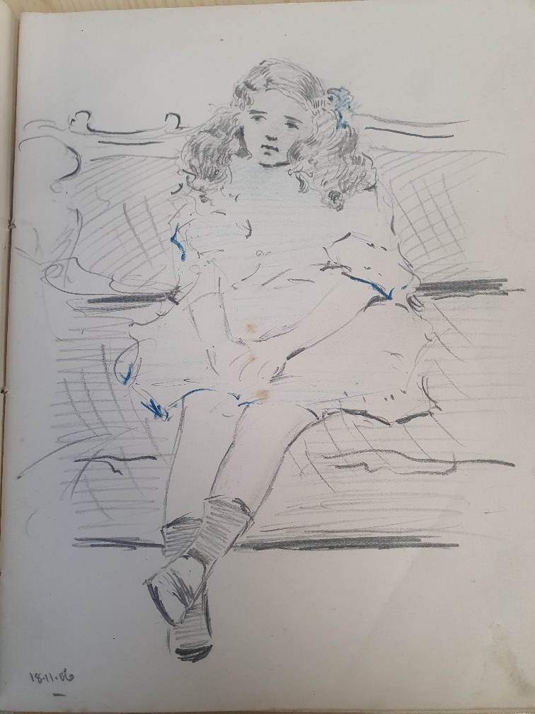 John Arthur Dees (1875-1959) Sketchbook - Image 3 of 4