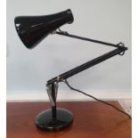 Vintage Black Anglepoise Desk Lamp by Herbert Terry (Pat Tested)