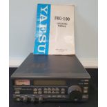 Yaesu FRG-100 Radio Receiver with Instruction Manual (untested)