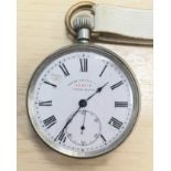 Zenith 1916 Steel Cased Pocket Watch