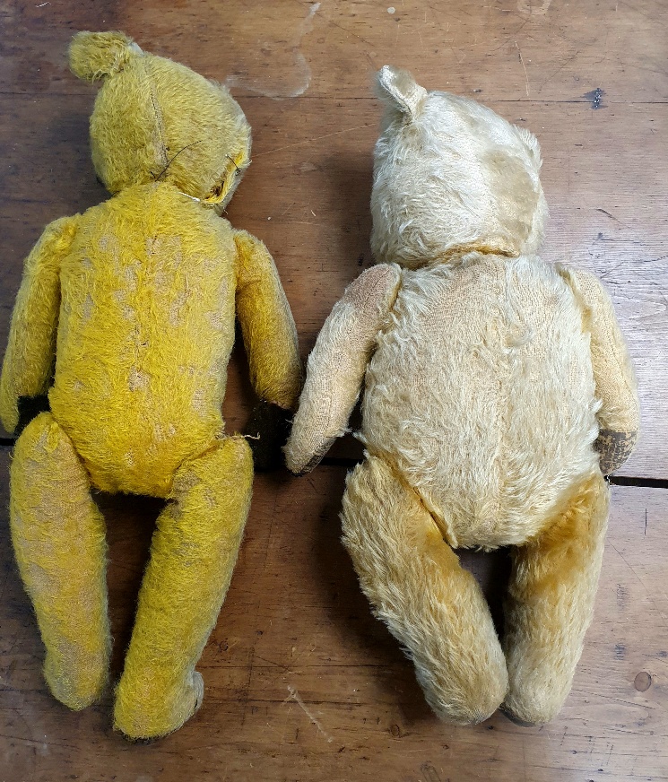 Two Vintage Teddy Bears needing tlc, one with growler - Image 2 of 7