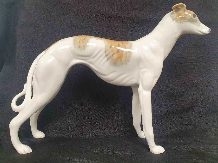 Greyhound Ceramic Figurine measuring 8 inches in height - Image 2 of 3