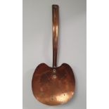 Arts and Crafts Beaten Copper Ladle measuring 16 inches