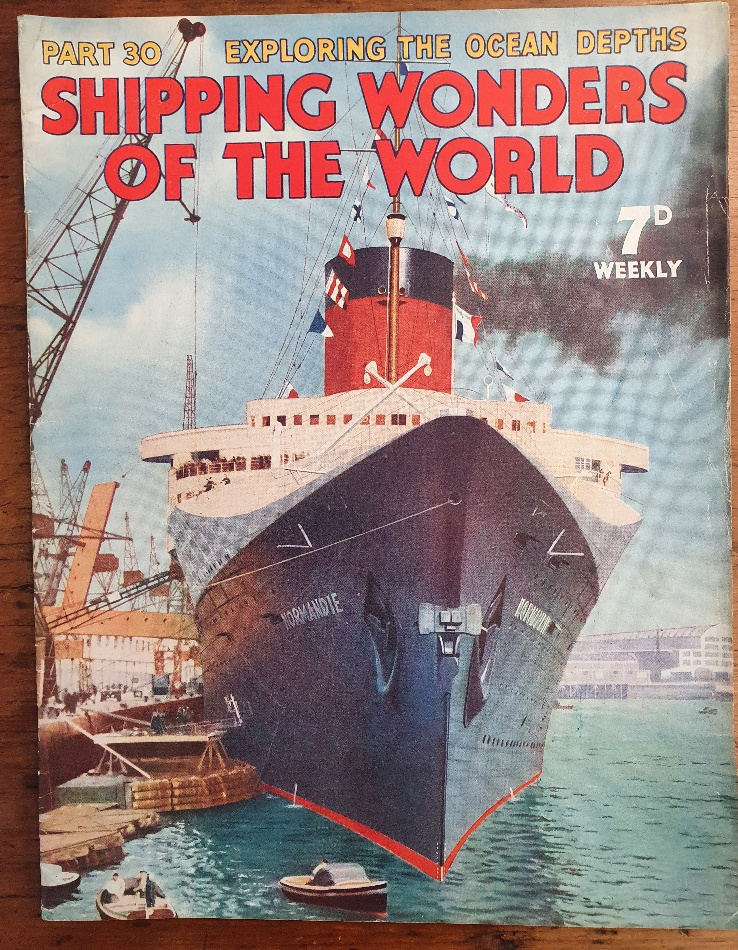 An almost complete set of Shipping Wonders of the World magazines from the 1930s. Issues 20, 222 an - Image 2 of 3