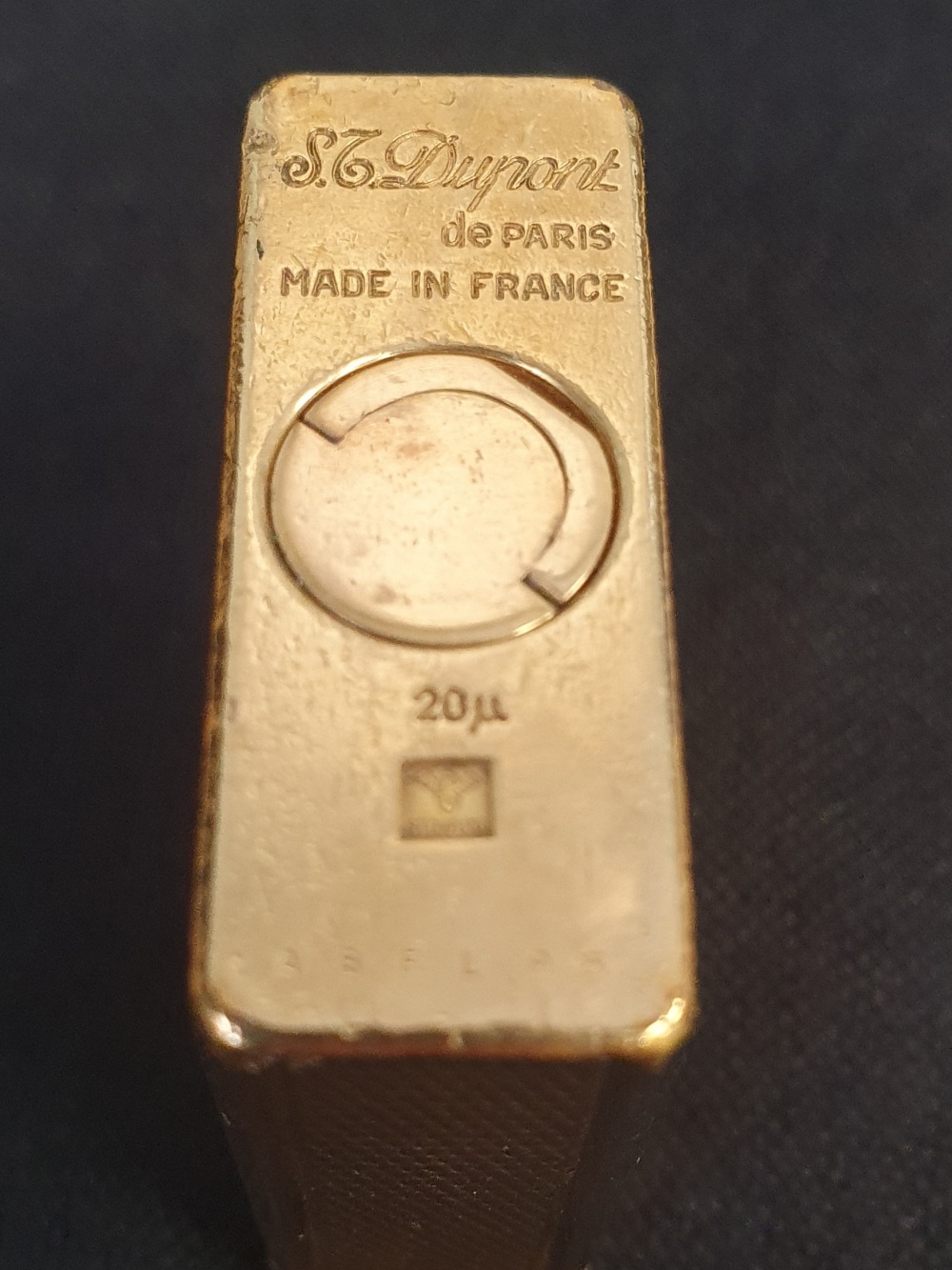 St Dupont Gold Plated Lighter, marked to base. Weight 95g - Image 5 of 5