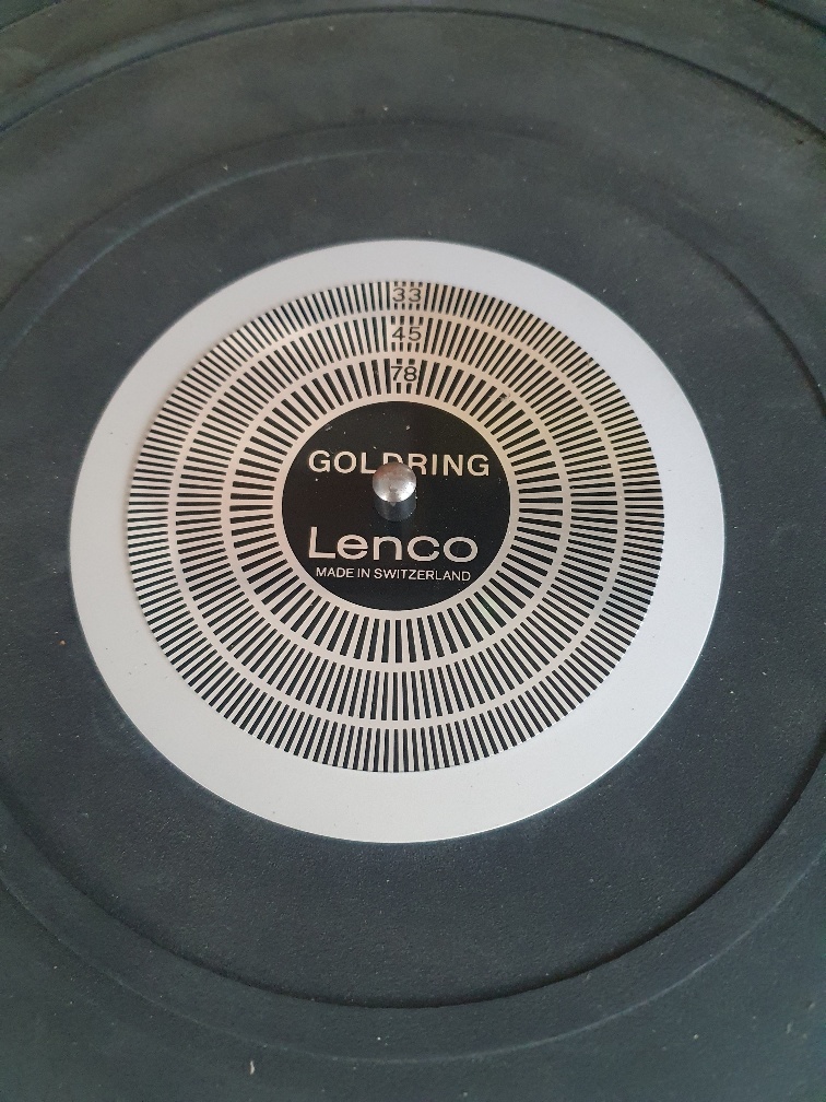 Lenco Goldring Swiss vintage Turntable, No Speakers or Amplifier.  Condition - turns on. - Image 3 of 4