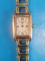 Rotary Ladies Gold Plated Wristwatch